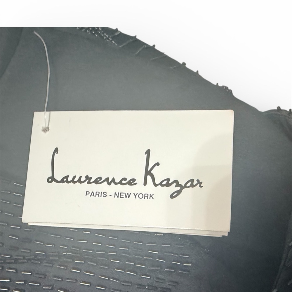 Laurence Kazar Black Draped Vest - Picture 3 of 4